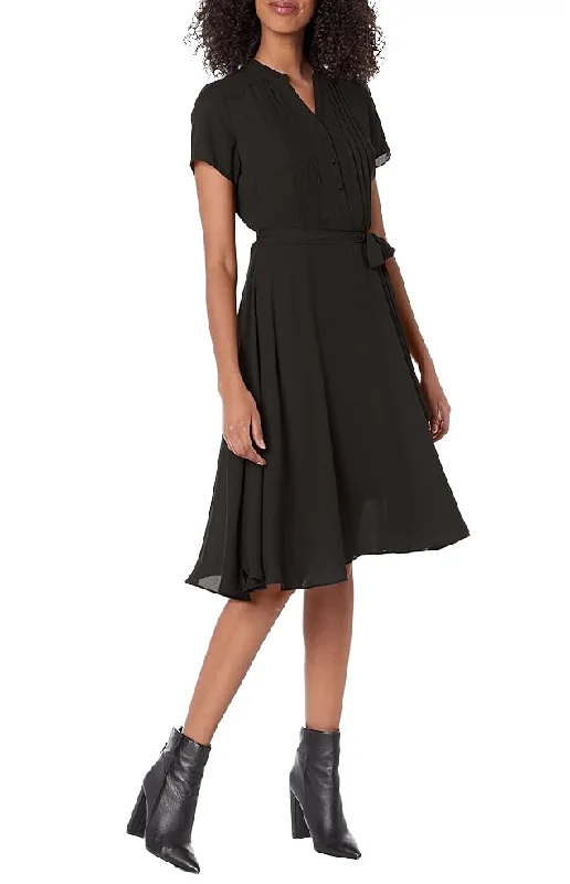 14 - nanette lepore black midi dress