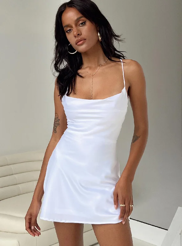 Celena Mini Dress White