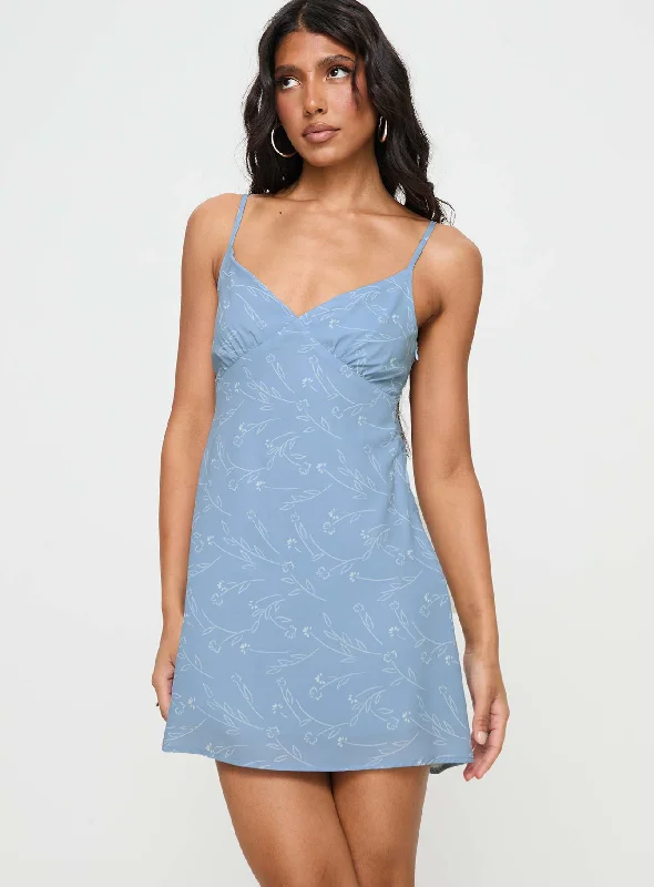 Emerie Mini Dress Blue