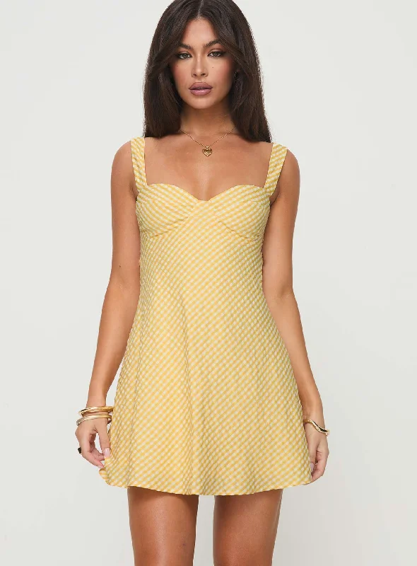 Mcbeath Mini Dress Yellow