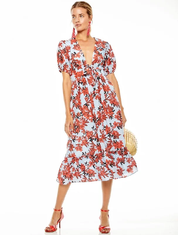 TALULAH - RED SEA MIDI DRESS