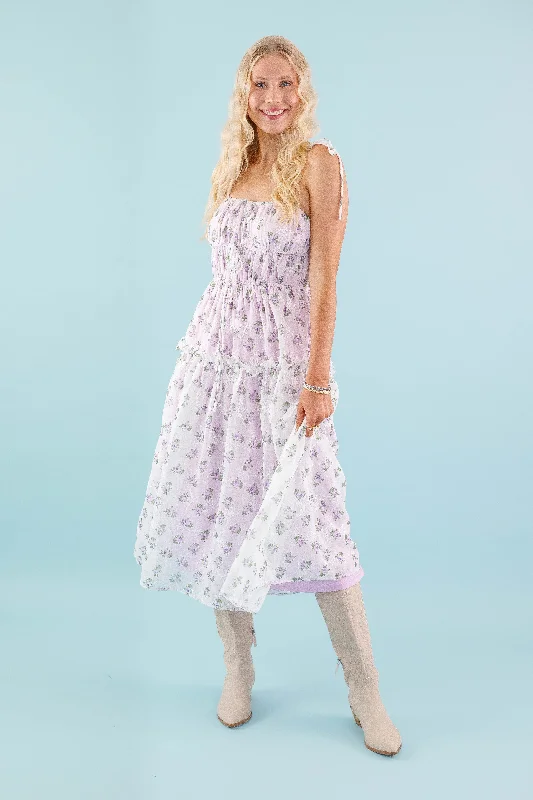 Tea Party In The Garden Midi Dress