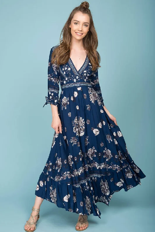 Zaika Maxi Dress Navy